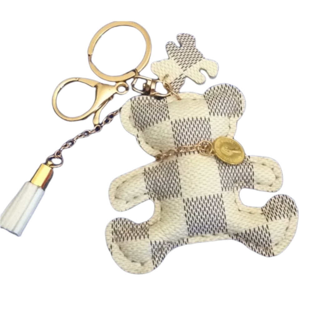 🎁🎁🎁🎁🎁3 COLOR BEAR 🐻 Key/Purse Charm, ring, chain, clip